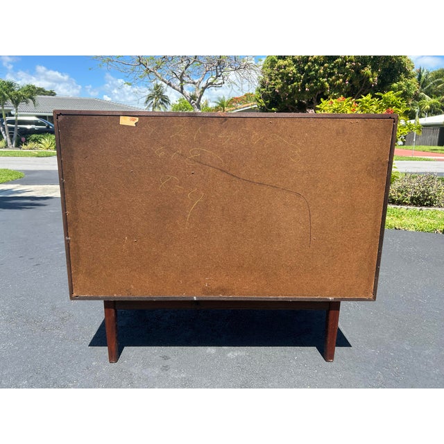 Vintage Founders Jack Cartwright Oiled Walnut 3 Drawer Chest, Attributed For Sale - Image 9 of 12