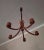 Teak Chandelier with Five-Arms by Domus, 1970s For Sale - Image 6 of 6