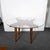 Pair of geometric motif wood side tables For Sale - Image 10 of 11