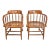 Vintage Original Boling Chair Company Mid-Century Modern Barrel-Back Captain’s Chairs a Beautiful Matching Pair. For Sale
