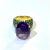 Natural Purple Amethyst - 9 Carat Natural Tsavorite - 1.50 Carat This Ring is from the "Orient" traveling collection are...