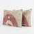 Mid-Century Modern Hand Embroidered Suzani Lumbar Pillow Cover 14'' X 22'' - Set of Two For Sale - Image 3 of 4