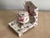 This unique antique inkwell is a beautiful piece of French Faience pottery, made by the renowned Sceaux pottery workshop....