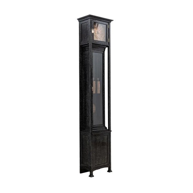 Grandfather clock, case designed by Michael Niedermoser, copper repoussé work by Georg Klimt, circa 1900 This elegant...