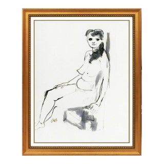 Mid 20th Century Resting, Aaron Bohrod For Sale