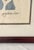 Late 20th Century Vintage Peg Wheeler Hope Ornithological "Eastern Bluebird" Framed Embossed Lithograph Print Excellent Condition. For Sale - Image 5 of 17