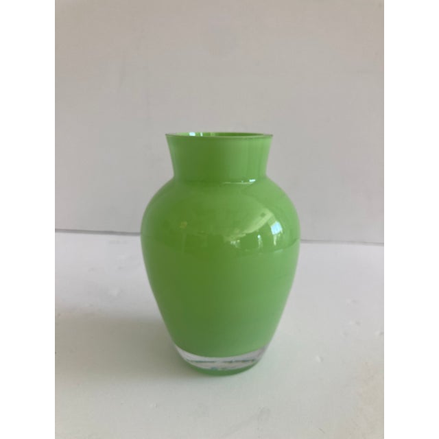 Green Glass Ming Vase For Sale - Image 4 of 7