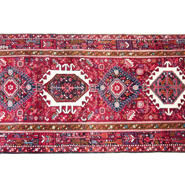 Early 20th Century Persian Heriz Runner For Sale - Image 12 of 16