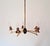 Black Mid-Century Modern Five-Arm Sputnik Chandelier, Germany, 1960s For Sale - Image 8 of 17
