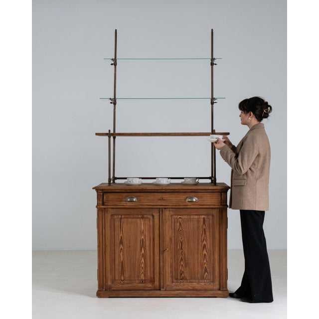 19th Century France Brown Wood Storage Cabinets & Cupboards For Sale - Image 10 of 11