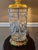 Waterford Waterford Overture Table Lamp in Cut Crystal and Brass For Sale - Image 4 of 11