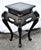 Chinese Carved Hardwood Plant Stand Jardiniere Two Tier Side Table 1920s For Sale - Image 14 of 14