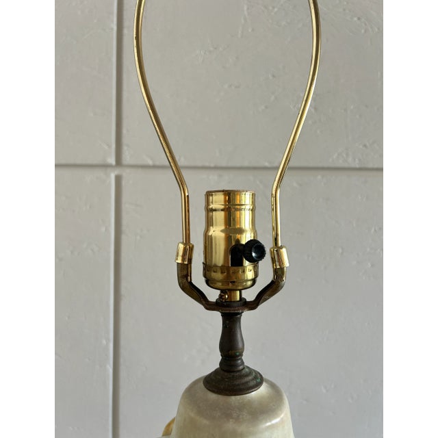 Mid 20th Century Eugenio Pattarino Style Majolica Table Lamp For Sale - Image 9 of 15