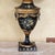 Wildwood Hand Painted Toleware Urn Table Lamp, Rocky Mount Nc, Floral Black & Gold For Sale - Image 11 of 18