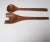 1960s Mid-Century Modern Sculptural Teakwood Salad Tongs For Sale - Image 5 of 12