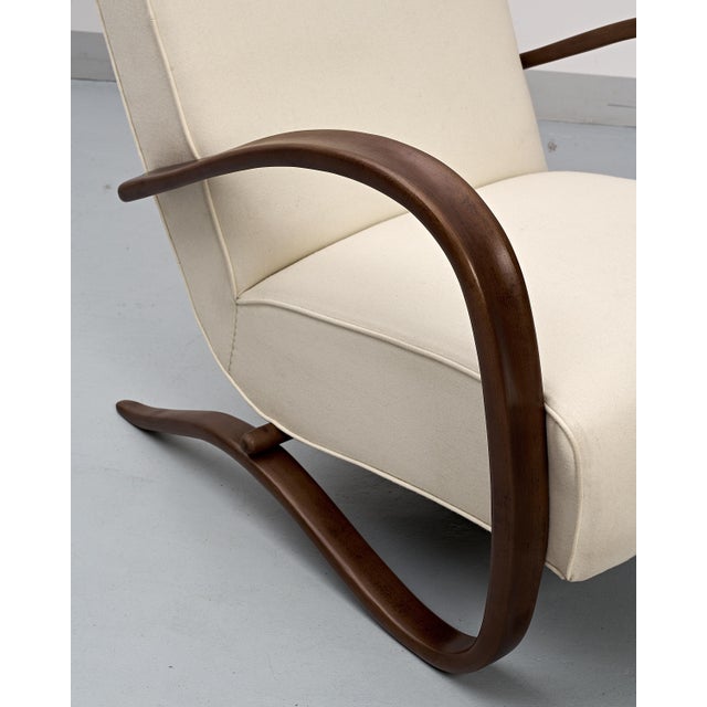 H-269 Lounge Chair by Jindrich Halabala, 1940s For Sale - Image 4 of 18