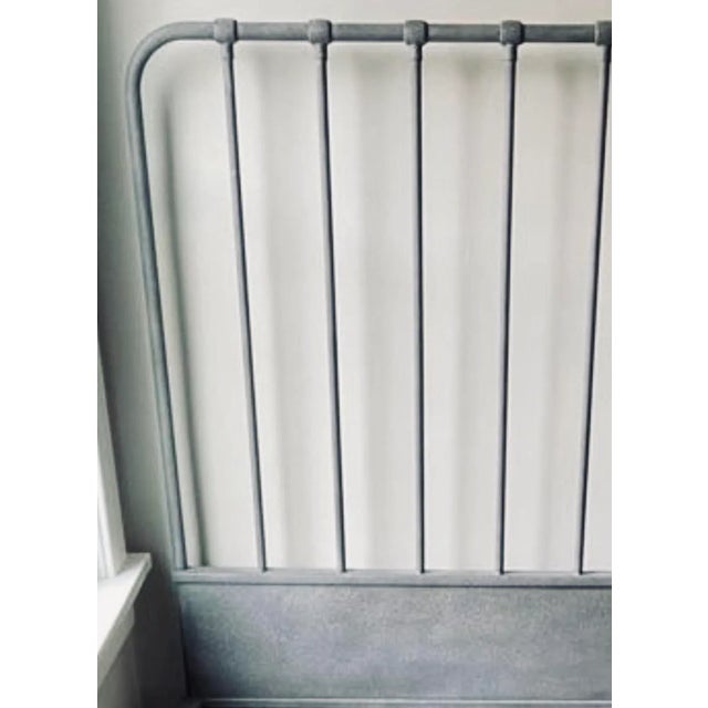 Beautiful cottage style metal bed from Restoration Hardware. This bed is extremely heavy. Very well-built. Will last a...