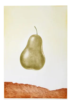 Hank Laventhol, Pear, Aquatint Etching