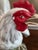 Vintage Hen Chicken - Hand-Painted Bisque Porcelain Statue From Andrea by Sadek For Sale - Image 4 of 12