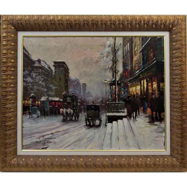 White Francois Gerome, Porte Saint Denis, Paris, Circa 1935 For Sale - Image 8 of 8