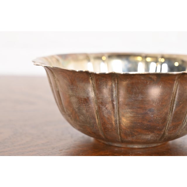 Tiffany and Co. Tiffany & Co. Antique Art Deco Silverplate Bowl For Sale - Image 4 of 10