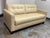 Mid-Century Modern Queen Size Mid-Century Modern Vegan Leather Tufted Sleeper Sofa For Sale - Image 3 of 12