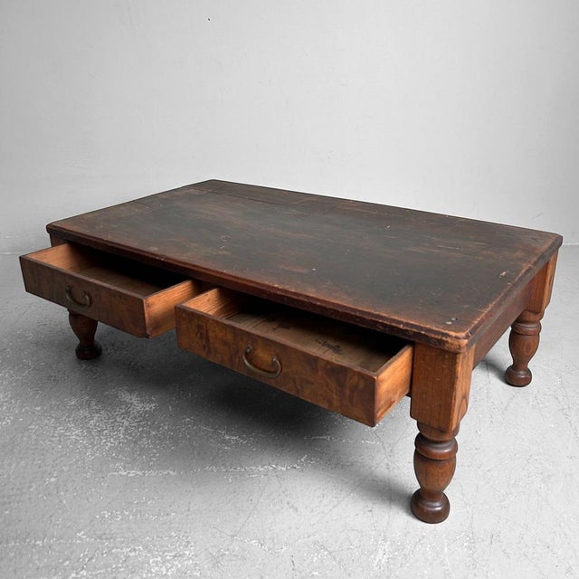 1920s Antique Japanese Writing Desk, 1920s For Sale - Image 5 of 16
