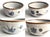 1970s Vintage Set of Tonala El Palomar Blue Serving Bowls by Ken Edwards Pottery, 4 Pieces For Sale - Image 5 of 17