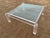 Vintage Mid Century Modern Lucite Glass Top Coffee Cocktail Table For Sale - Image 4 of 18