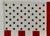 Our creation of a modern American Flag. The colors are red & white stripes with embroidered blue stars. The flag is a...
