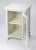 Packing fashion as well as function, this stylish Chairside Table features a nine-panel glass door; contemporary fretwork,...