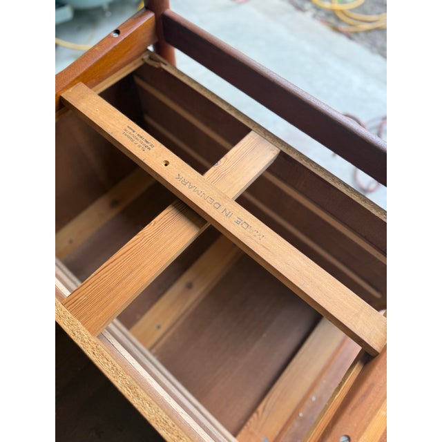 1960s Restored Arne Vodder Teak Executive Desk by Hp Hansen, Mid Century Modern For Sale - Image 10 of 12