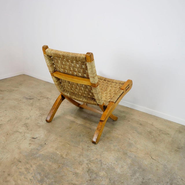 Mexican 1960s Mexican Folding Chair Attributed to Muebles Toluca For Sale - Image 3 of 5