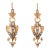 Antique Victorian 2ct Diamond Earrings 14k Yellow Gold Long 2" Drops Day Night - 2 Pieces For Sale