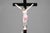Holy Water Font in Porcelain with Crucifix from Vieux Andenne, Belgium, 20th Century For Sale - Image 4 of 11