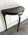 Queen Anne Antique Queen Anne Mahogany Demilune Table For Sale - Image 3 of 4