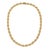 Contemporary 18k Yellow Gold All Around 3D Elephant Link Necklace! For Sale - Image 3 of 5