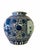 Gorgeous large antique Chinese porcelain vase. Features a body with several motifs beautifully hand painted in cobalt...