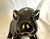 Farmhouse Vintage Sittre Prod. Inc Black Ceramic Pig Figure For Sale - Image 3 of 9