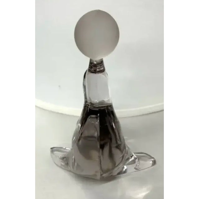 Mid-Century Modern Glass Seal Figurine For Sale - Image 3 of 5