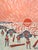 Mid-Century Modern 'Coral Sunset' Original Coastal Landscape Oil Painting by Swedish Artist Uno Vallman (1913-2004), Framed For Sale - Image 9 of 13