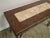 Brown Iron Console Table With Cork and Tessellated Travertine Top For Sale - Image 8 of 13