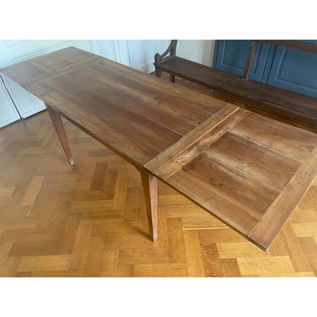 A 19th-century French extendable table. A perfect table if you live in a smaller space but still want to enjoy a meal...