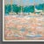 A gallery favorite. Impressionist oil on board landscape painting by James R. Pascucci (1928-2015) 33 x 27 inches as float...
