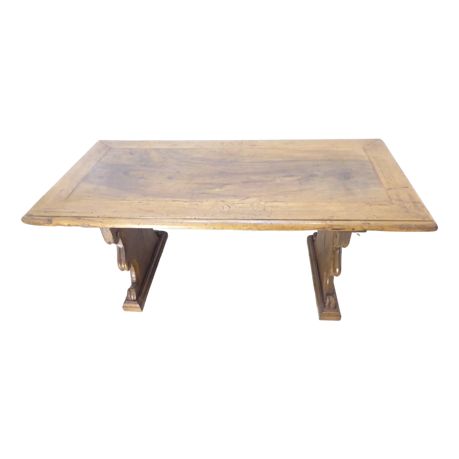 Antique Italian Walnut Coffee Table | Chairish