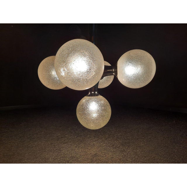 Space Age Atomic Ceiling Lamp, 1960s For Sale - Image 12 of 14