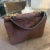 Modern 1980s Modern Brown Velvet and Leather Italian Hand-Bag by Morando For Sale - Image 3 of 17