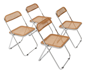 Plia Chairs by Giancarlo Piretti for Anonima Castelli, 1960s, Set of 4