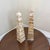 These two onyx obelisks are beautifully crafted and made from high-quality materials. The obelisks are tall and slender,...