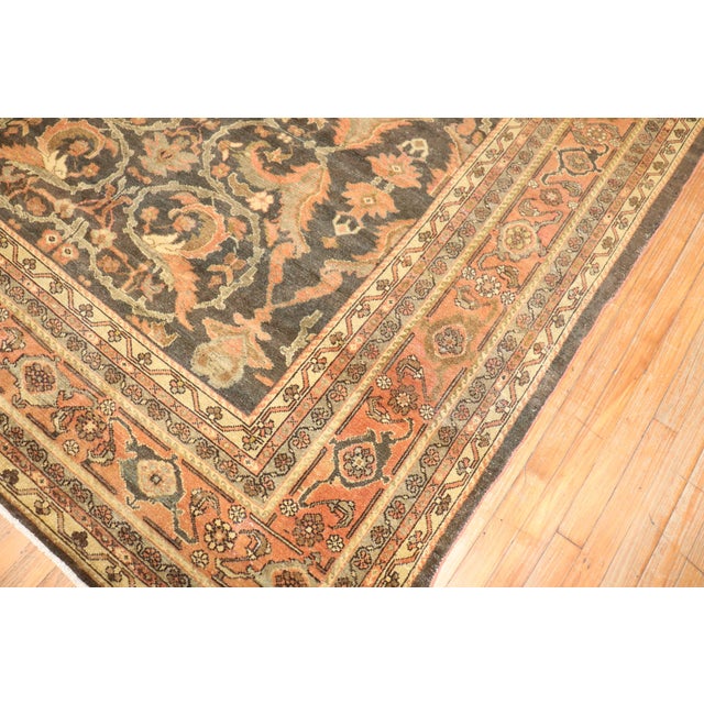 Antique Persian Malayer Rug For Sale - Image 4 of 18